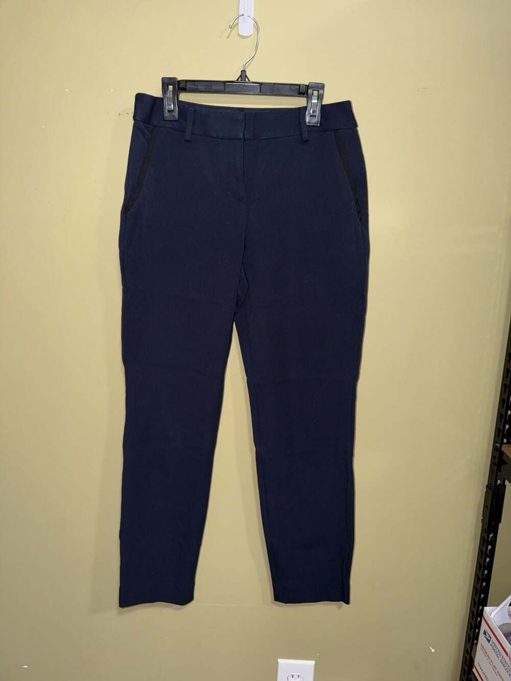 Express Women's Navy Blue Columnist Ankle Pants